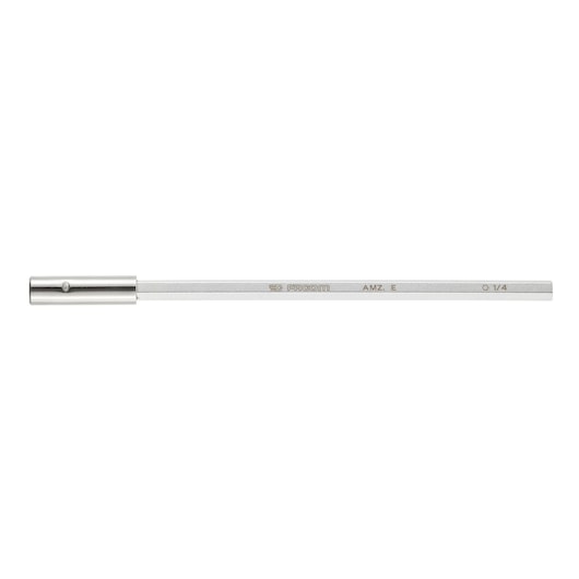 Facom AMZE steel extension bar 1/4 inch, side angle, tool product photography.