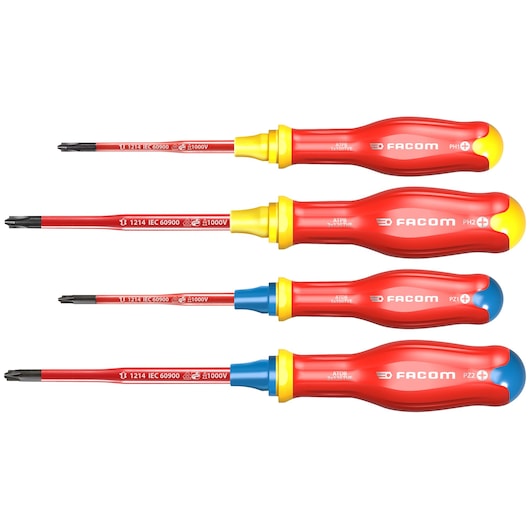 PROTWIST®BORNEO® Screwdrivers for Mixed Head (4 pc.)