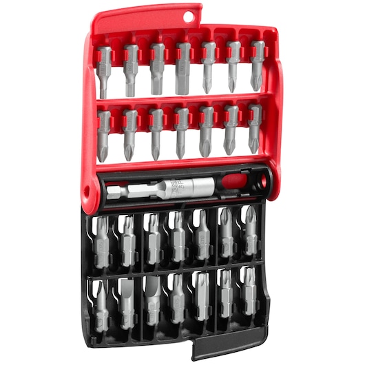 PROTWIST® 1/4 in. 3 in 1 Ratchet Blade Handle Set With 28 Bits