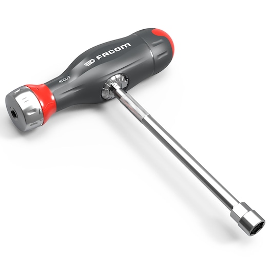 PROTWIST® 1/4 in. 3 in 1 Dual Nut Ratchet Handle Set in Pouch