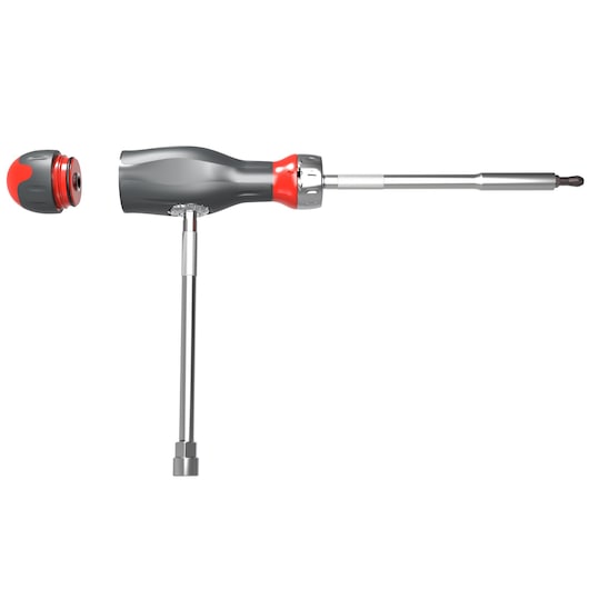PROTWIST® 1/4 in. 3 in 1 Dual Nut Ratchet Handle Set in Pouch