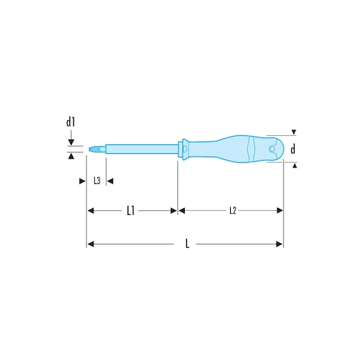 PROTWIST® Stainless Steel Screwdriver for Philips®, 2 x 125 mm