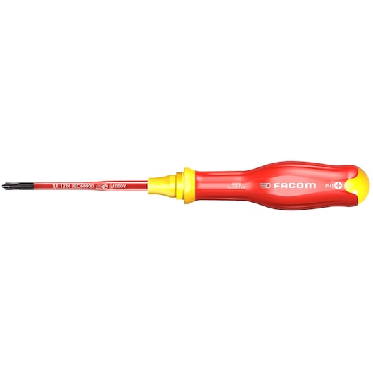 PROTWIST® BORNEO® 1000V Insulated Screwdriver for Philips® Pozidriv® Mixed Head, 1 x 100