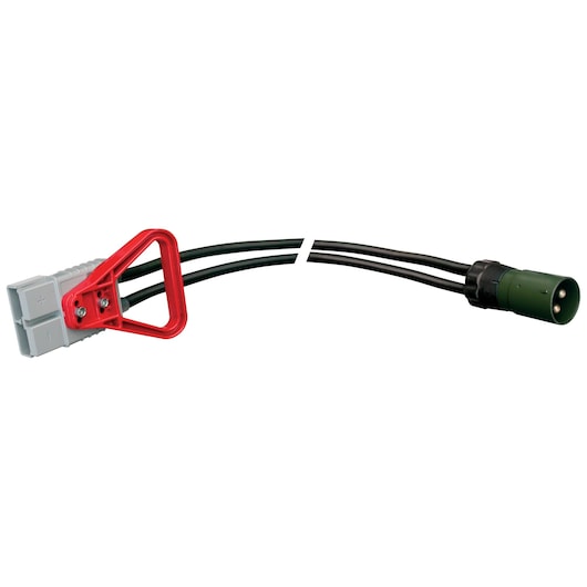 Facom B124OC4NATO black and gray connector cable with red handle, shown on white background, photography accessory.