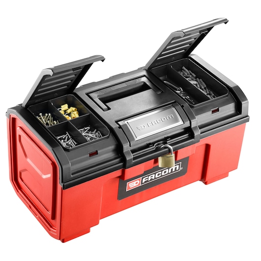 Plastic Toolbox Self-Closing Model 16"
