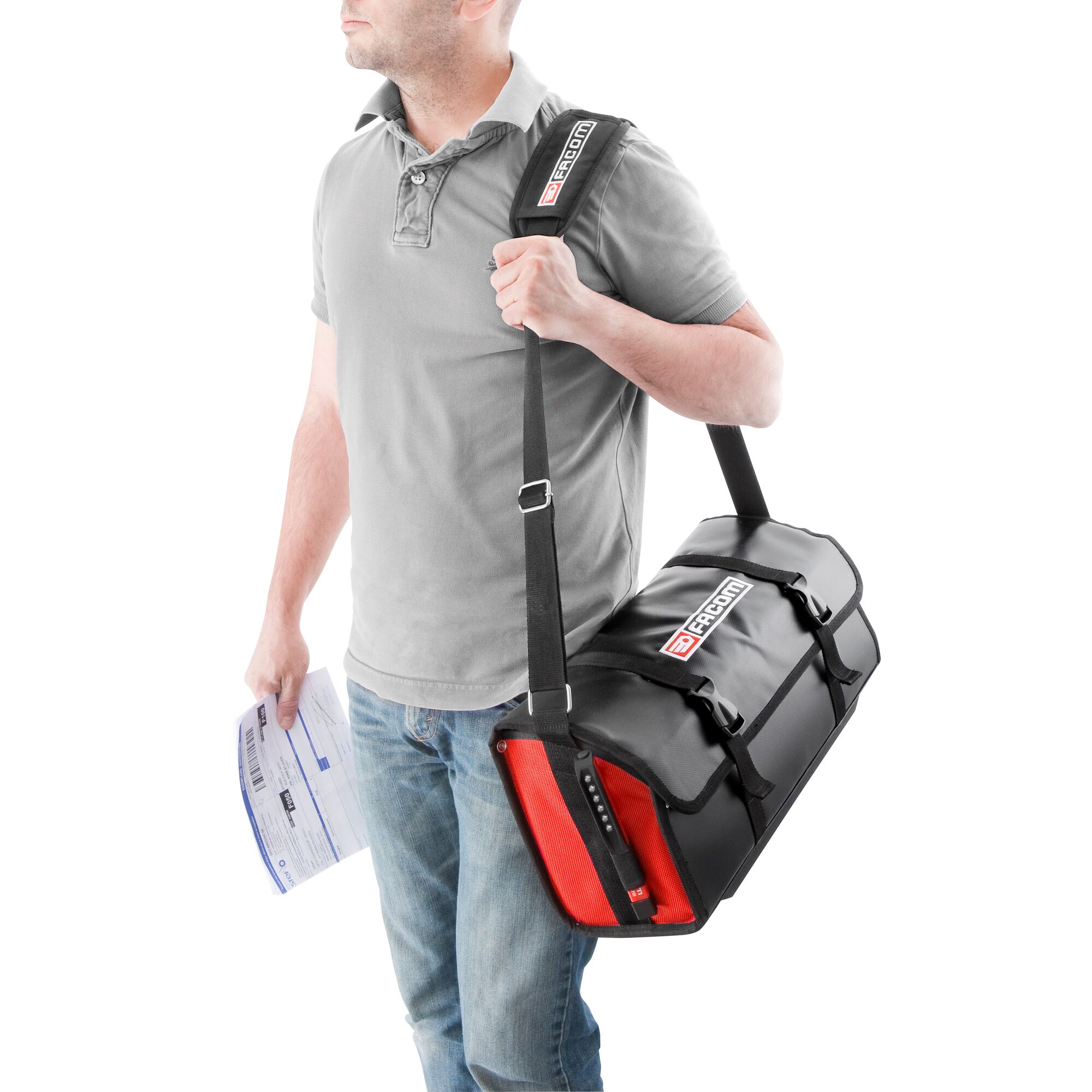 50mm Soft Fabric Backpack, PVC Coated | FACOM