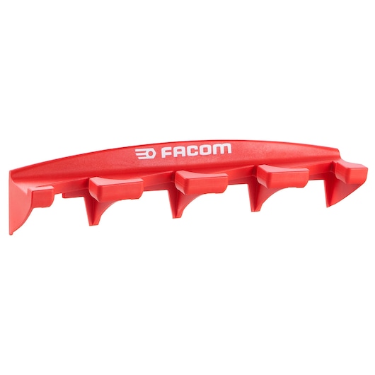 Facom red plastic tool holder, photography, side angle, SKU CKS_102.