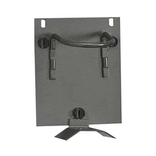 Facom CKS_71A black metal wall mount bracket, front angle, photography product.
