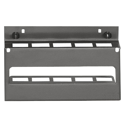 Facom CKS_81A steel wall-mounted tool holder, front angle, showing slots for tool storage.
