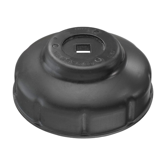 Photo of Facom D155 black oil filter wrench, round shape, top angle, for automotive maintenance.