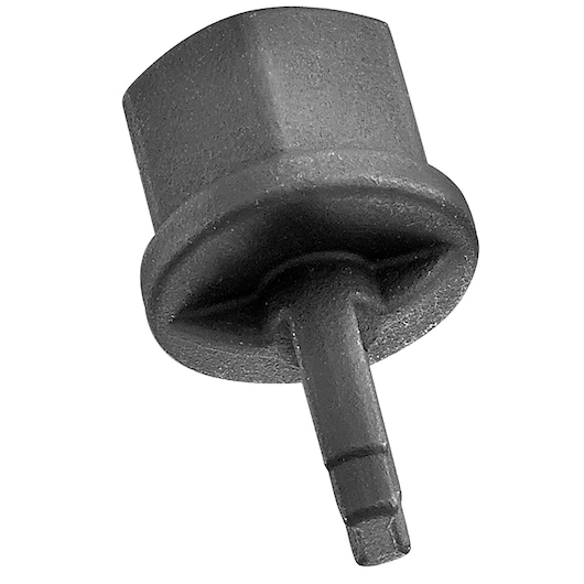 Photo of Facom D1VAG-B black metal adapter bit, angled on white background, tool accessory category.