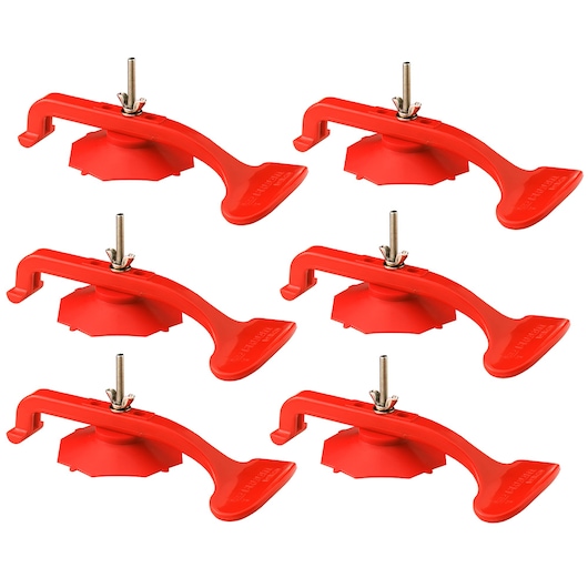 Set of 6 suction cups