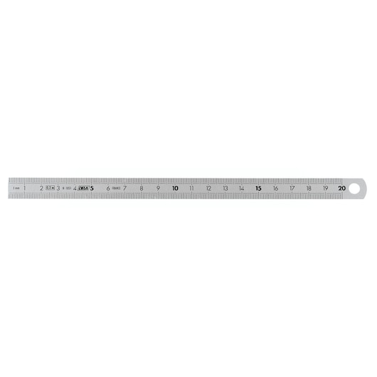 Facom DELA_1051_150 steel ruler with metric scale, product photography on white background.