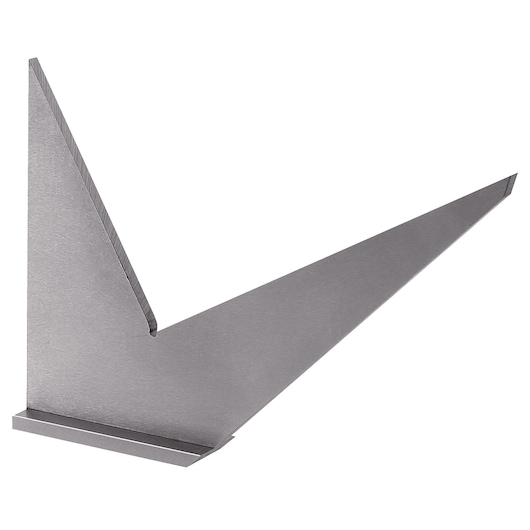 Facom DELA_1272_04 machinist square, steel, right side angle, on white background.