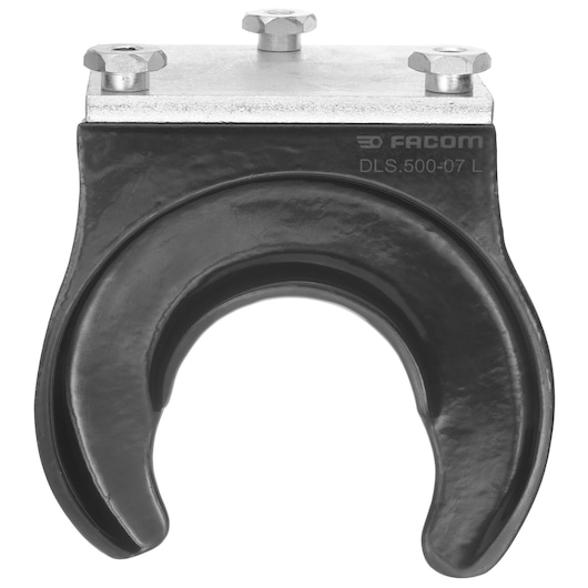 Facom DLS_500-07HP clamp accessory, black and silver, front angle, for mechanical applications.