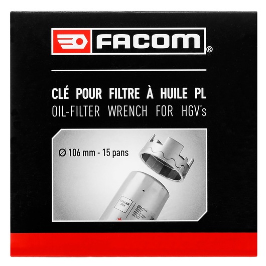 Facom Clé pour filtre à huile Toyota, moteurs diesel 4, 6, 8