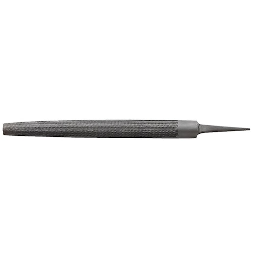 Facom DRD_B250A tapered metal file with textured surface, side view, on white background.