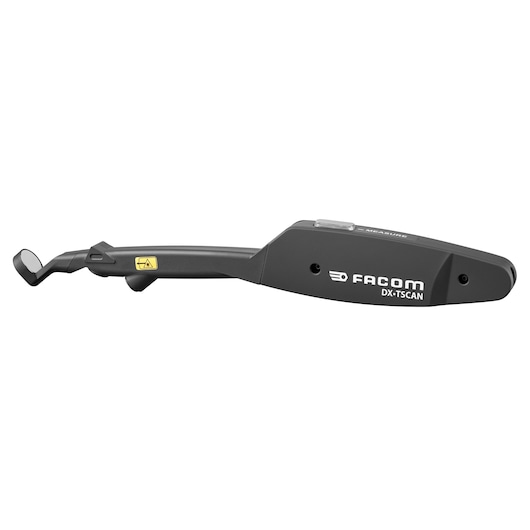 Photo of Facom DX_TSCANPB electronic diagnostic tool in black, side angle on white background.