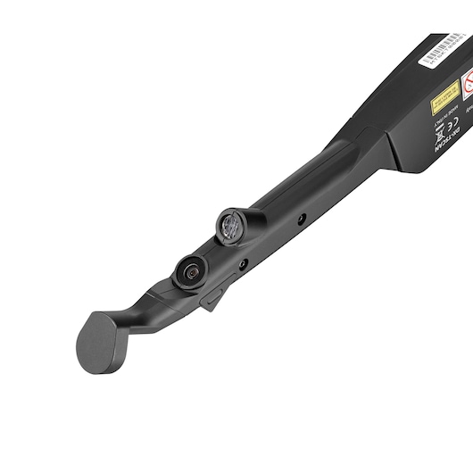 Facom DX_TSCANPB photography of black inspection tool with integrated camera and LED, angled view.