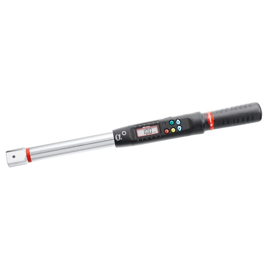 Electronic Torque Wrench With Angle Adaptor, Range 40-200Nm