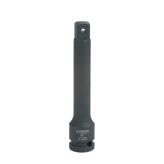 Facom E113617 socket extension bar, dark steel finish, photographed upright on white background.