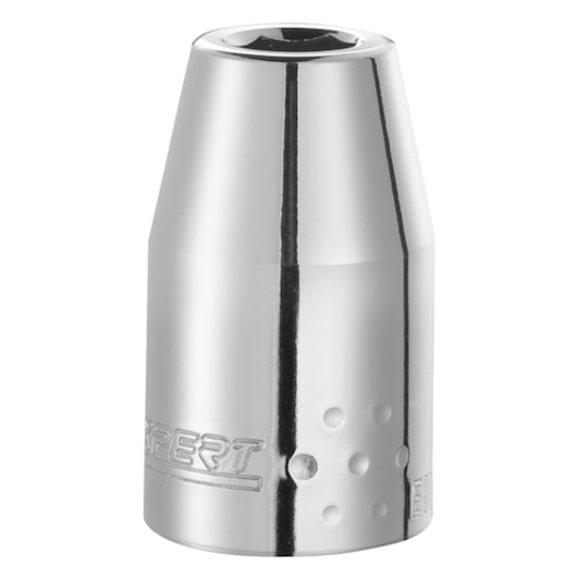 Facom E113711 chrome socket tool, cylindrical shape, photo on white background.