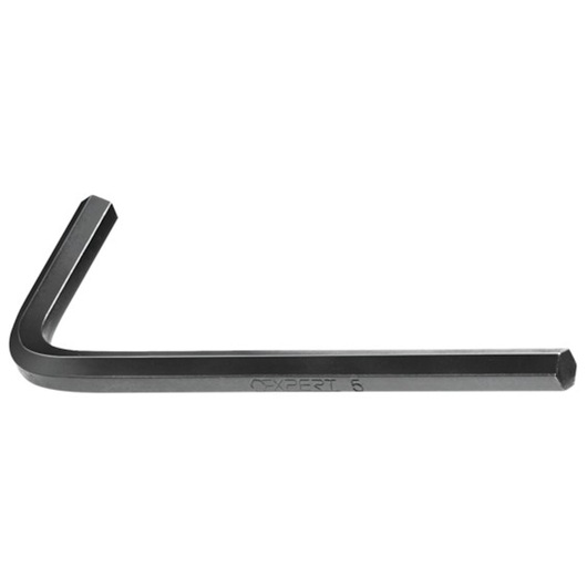 Facom E113916 hex key, black, L-shape, side angle, photography of a hand tool.
