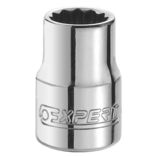 Facom E117054 chrome socket with Expert branding, front angle on white background.