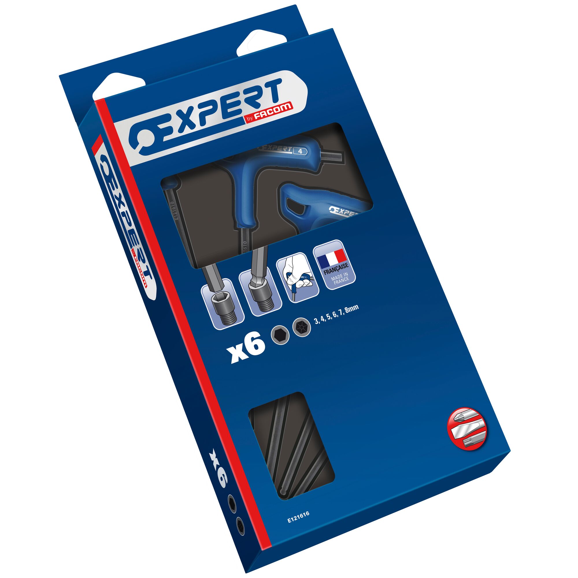 ケムケムページ EXPERT by FACOM® Expert P-Hex Key Set, Ball 3-8 mm (6 pc.) | FACOM