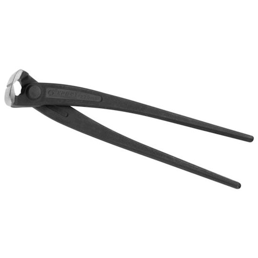 Facom E184302 black carpenter's pincers with silver jaws, product photography on white background.