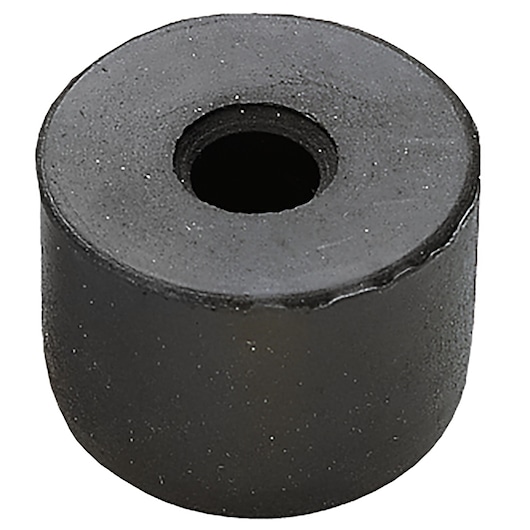 Facom EA32 black cylindrical rubber bumper with center hole, photographed on white background.