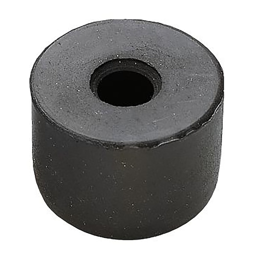 Facom EA40 black cylindrical rubber bumper with central hole, front angle photo.