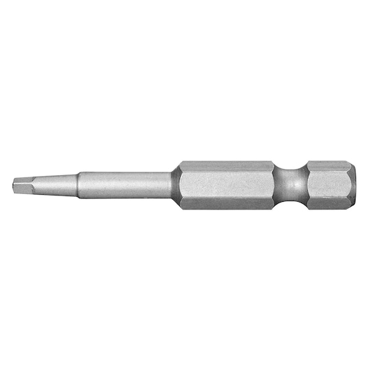 Facom ECAR_601 screwdriver bit, silver, hex shank, close-up, white background.