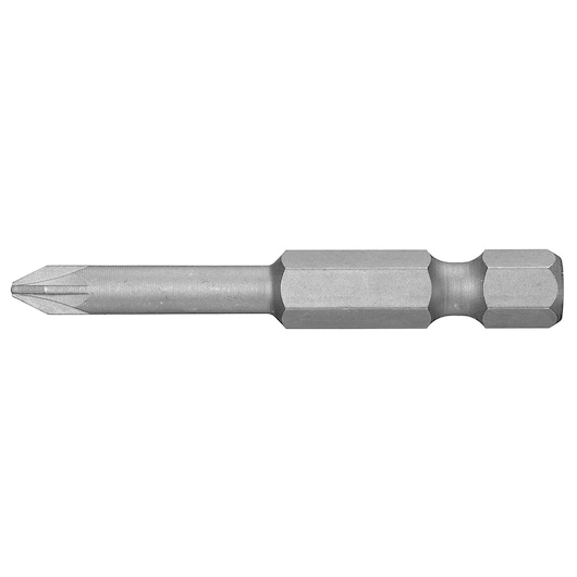 Facom ED_692 screwdriver bit, silver color, hex shank, straight side angle, on white background.
