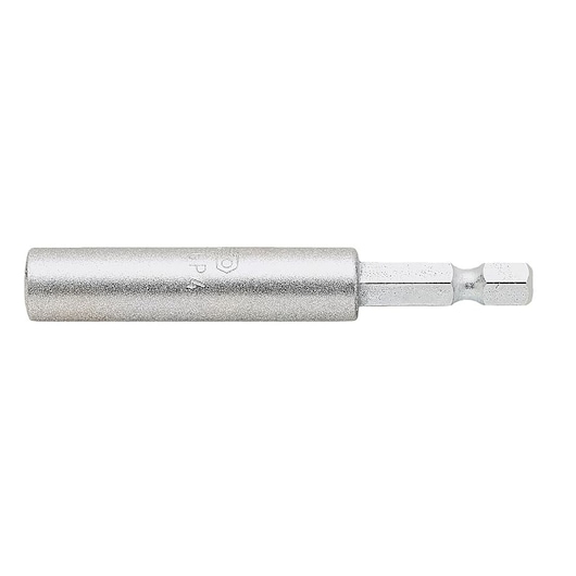 Facom EF_6P4 silver hex bit holder, straight side view on white background.