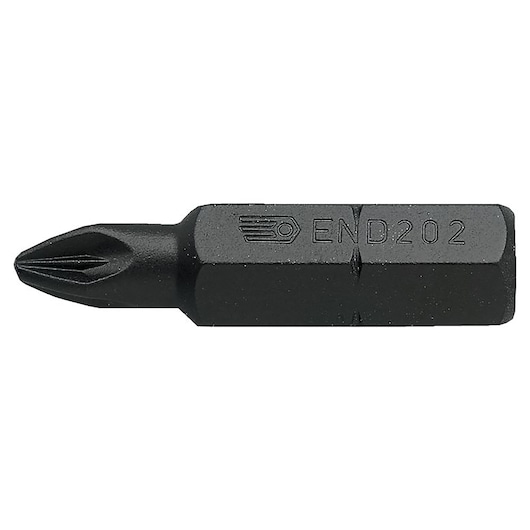 Facom Philips screwdriver bit, black, side view, showing engraved END_202 SKU.