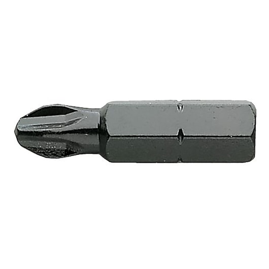 Facom ENP_203 black Phillips screwdriver bit, side view on white background.