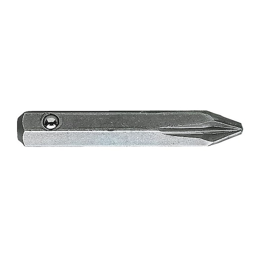 Facom EP_000 steel screwdriver bit, photographed from the side on a white background.