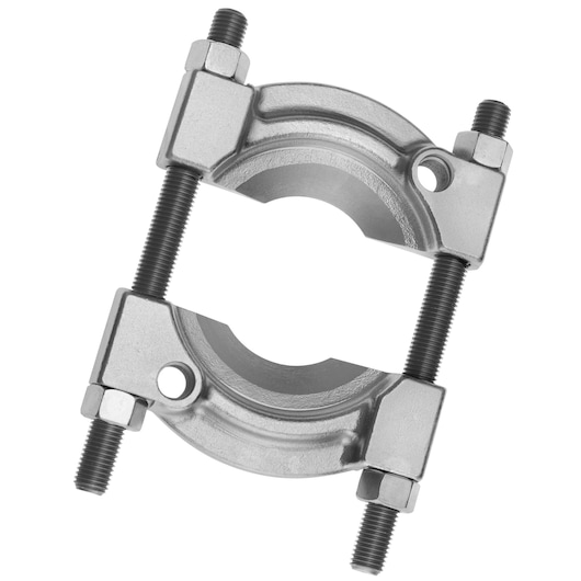 Facom bearing separator tool with bolts, front angle, silver finish, SKU U_53T3, tool photography.