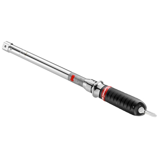 Facom J_306-50DSLS torque wrench with black grip, side angle, chrome finish.