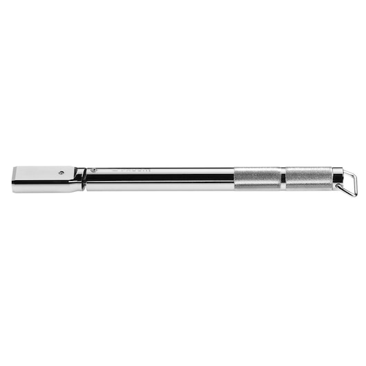 Facom J_446-50 chrome-plated breaker bar with knurled handle, side view on white background