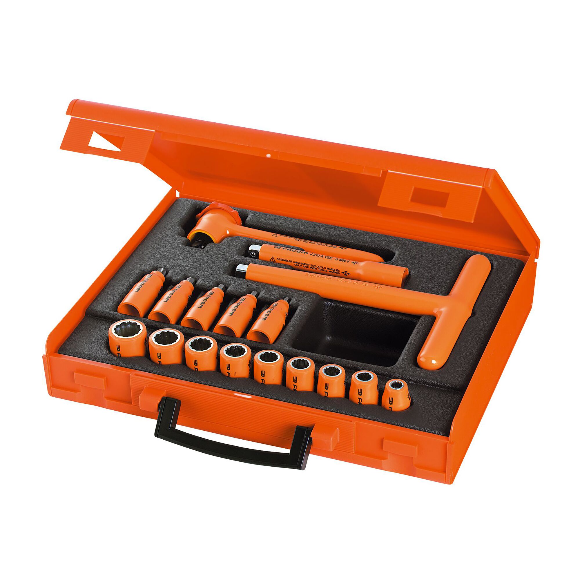 1000 v insulated tool, set of 17 pieces | FACOM 1000 v insulated tool, set of 17 pieces | FACOM