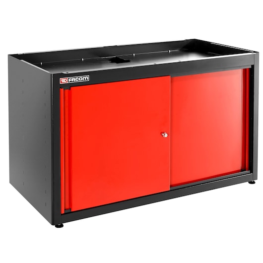 JLS3 DOUBLE BASE UNIT 2 SOLID DOORS RED