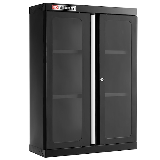 JLS3 TOP UNIT 2 GLAZED DOORS BLACK