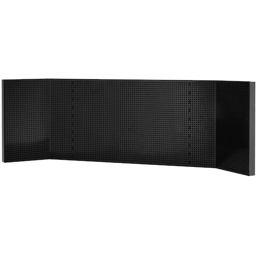 Half Pegboard for Corner Station MBSCSW(G), Square Hole 6 x 6 mm, Black