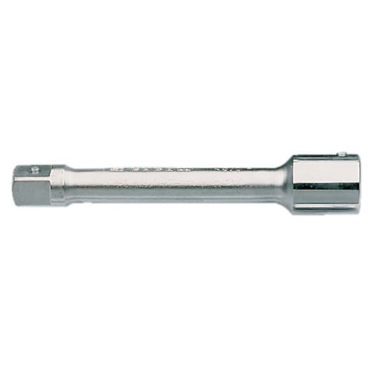 Facom K_210B chrome extension bar side angle, socket accessory on white background.