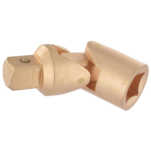 Facom K_240SR bronze universal joint adapter for socket wrenches, side angle, white background.