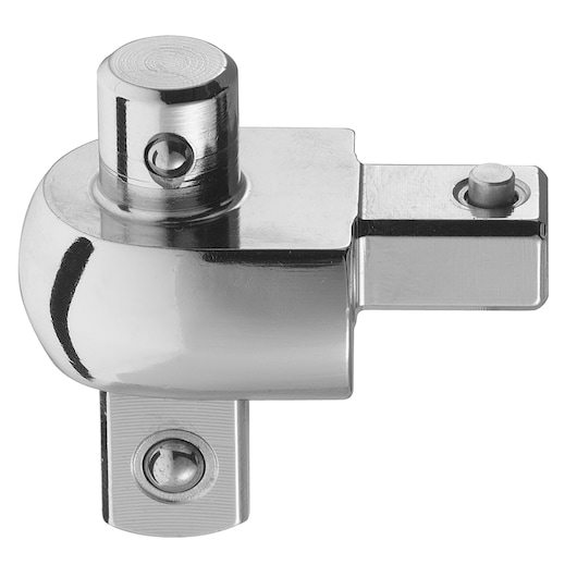 Facom chrome socket universal joint, SKU K_383, tool accessory, side angle, white background.