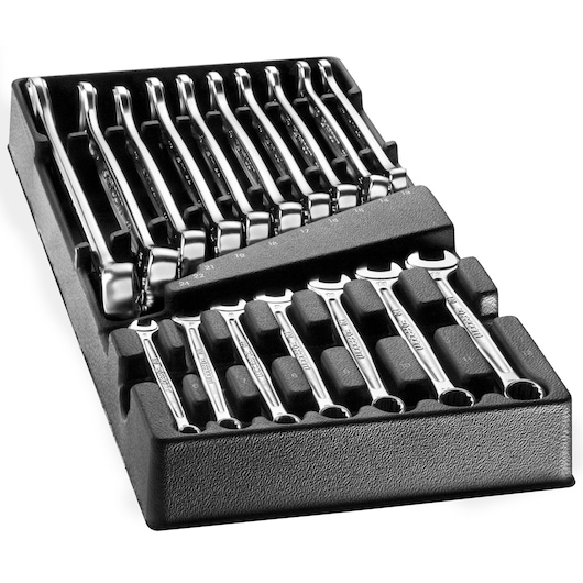 Combination Wrench Set in Plastic Module