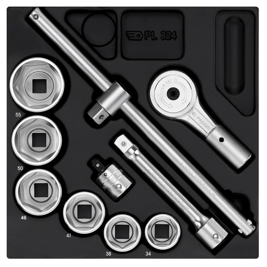 MOD.K1 10 Piece 3/4″ Drive Socket Set Module